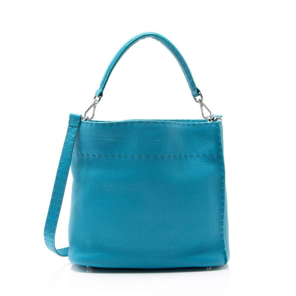 Fendi Selleria Leather Anna Small Bucket Bag